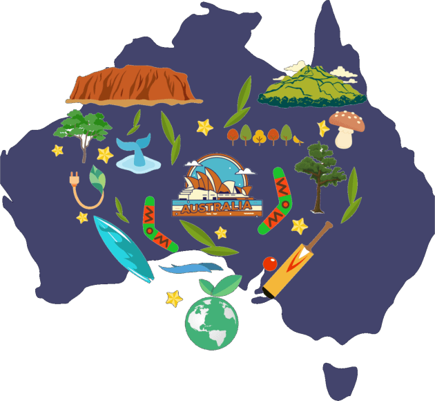 The wholesome Australian world Kids T-Shirt by HALLSHOP