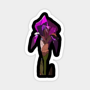 Purple Iris Magnet