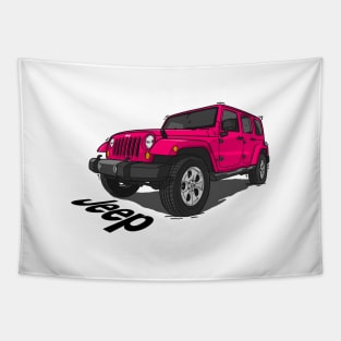 Jeep Wrangler - Pink Tapestry