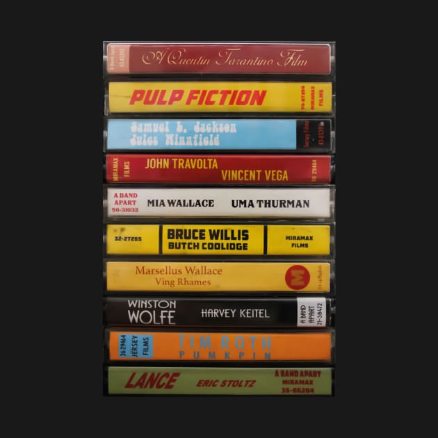 Pulp Fiction Cassettes by JordanBoltonDesign