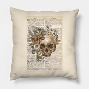 Vintage human anatomy Pillow