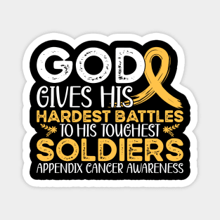 Appendix Warrior Appendix Cancer Awareness Magnet