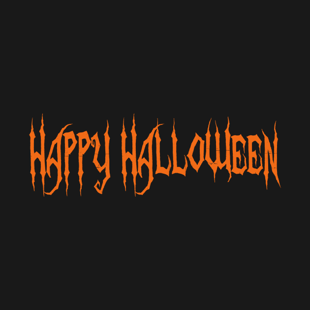 Happy HAlloween text design by Dope_Design