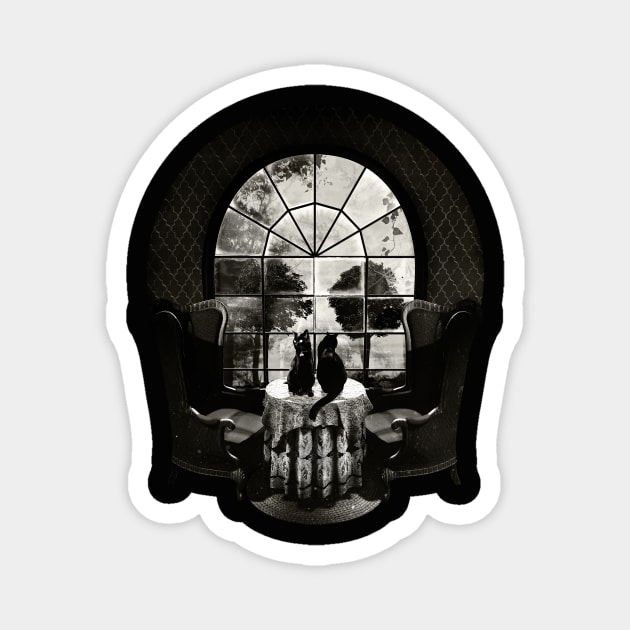 Room Skull Magnet by aligulec