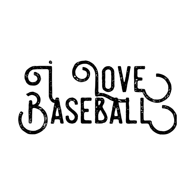 I Love Baseball by YogaSale