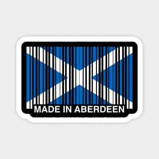 Made in Aberdeen Funny Scottish Saltire Flag Magnet