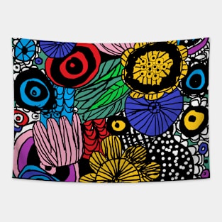 My garden full of flowers, Flower patterns Tapestry