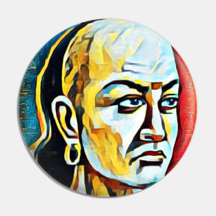 Chanakya Abstract Portrait | Chanakya Artwork 2 Pin