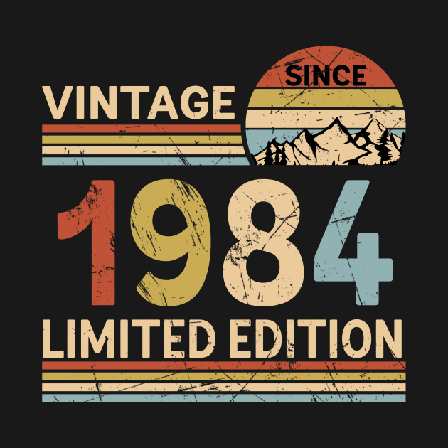 Vintage Since 1984 Limited Edition 39th Birthday Gift Vintage Men's by Schoenberger Willard