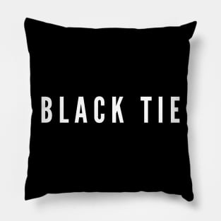 Black Tie Pillow