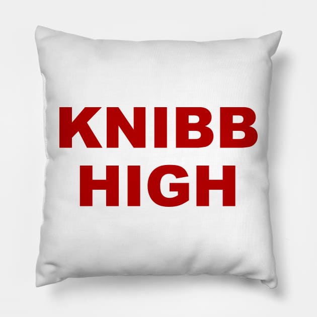 Knibb High - Billy Madison high school Pillow by BodinStreet