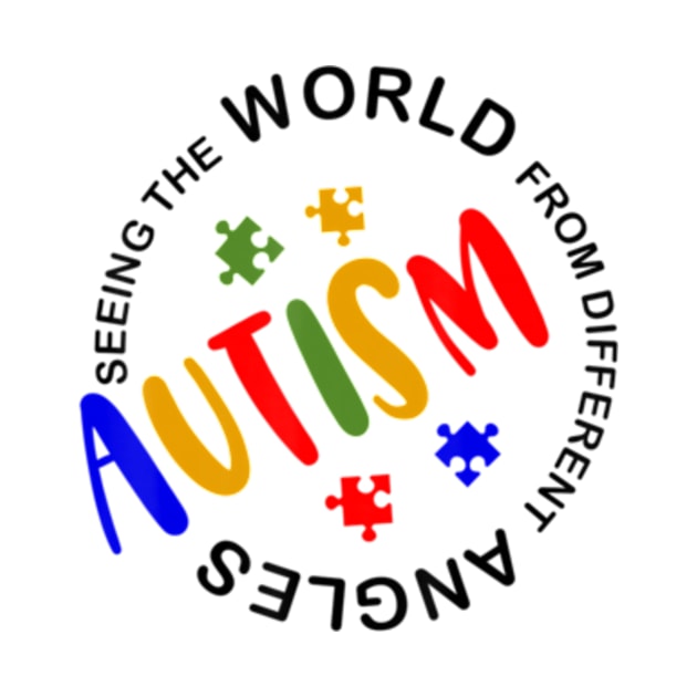 Autism Awareness Seeing The World From Different Angles by StuSpenceart