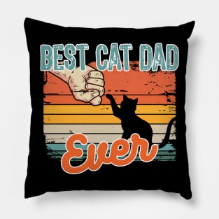 Best cat dad ever quarantined fathers day gifts 2020 quarantined Pillow