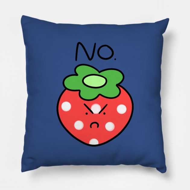 No Strawberry Pillow by saradaboru