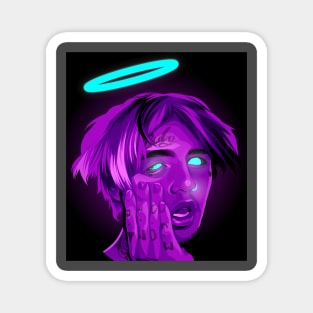 LIL PEEP neon style Magnet