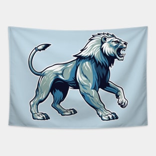 Blue Lion Tapestry