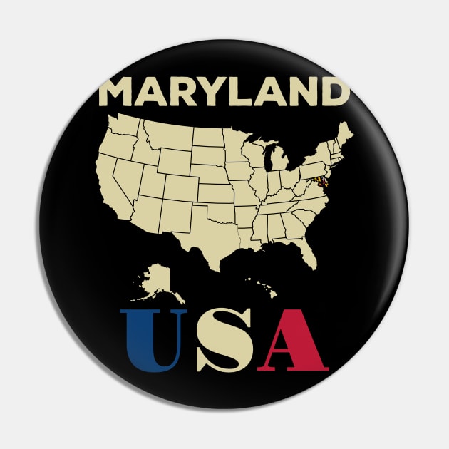 Maryland Pin by Cuteepi