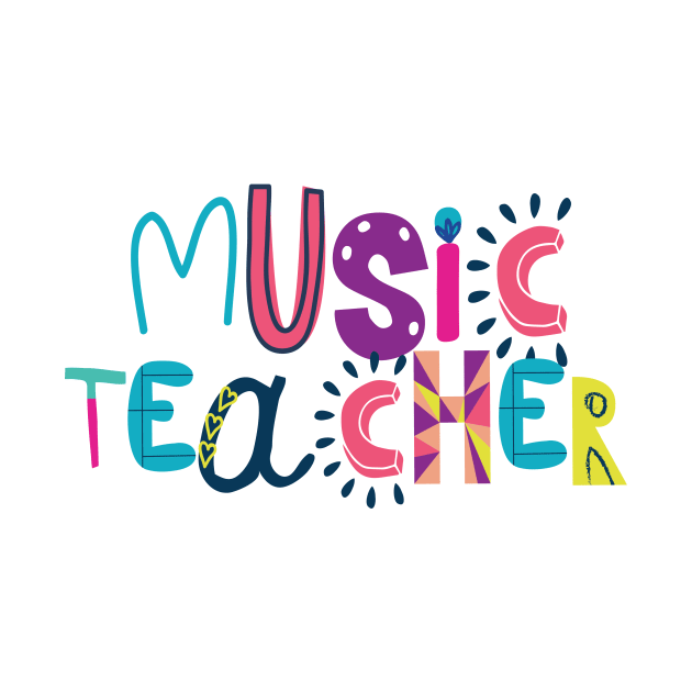 Cute Music Teacher Gift Idea Back to School by BetterManufaktur