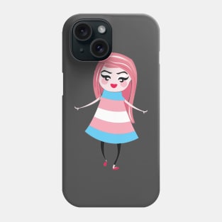 Transgender pride flag Phone Case