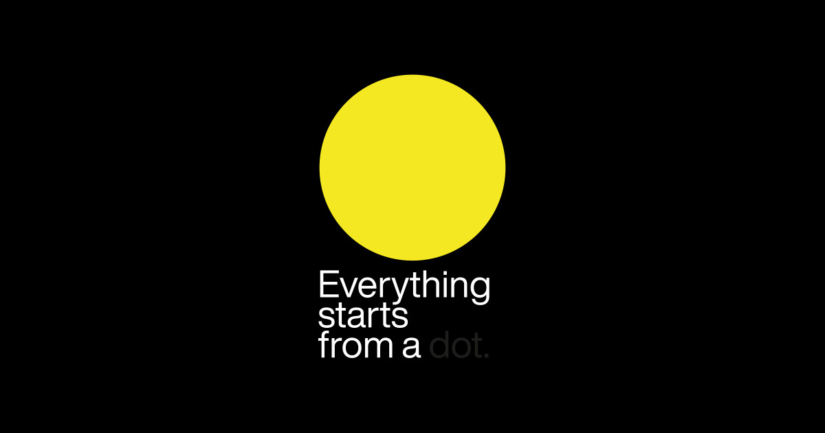 Everything starts by a dot. (Kandinsky) Kandinsky Sticker TeePublic