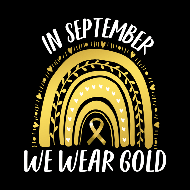 In September we wear gold..Childhood cancer awareness by DODG99