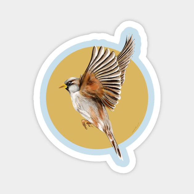 Sparrow Magnet by Leticia Powers 