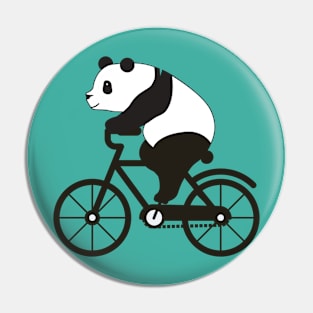 Panda Bicycle Pin