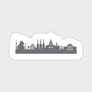 Hannover in gray Magnet