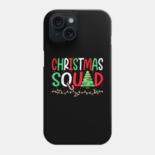 Christmas Squad Family Group Matching Christmas Pajama Party Phone Case