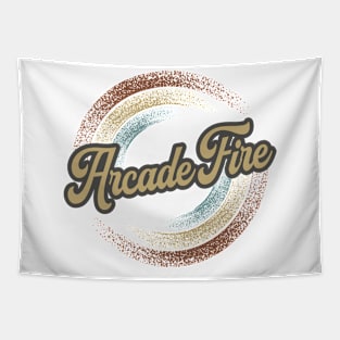 Arcade Fire Circular Fade Tapestry