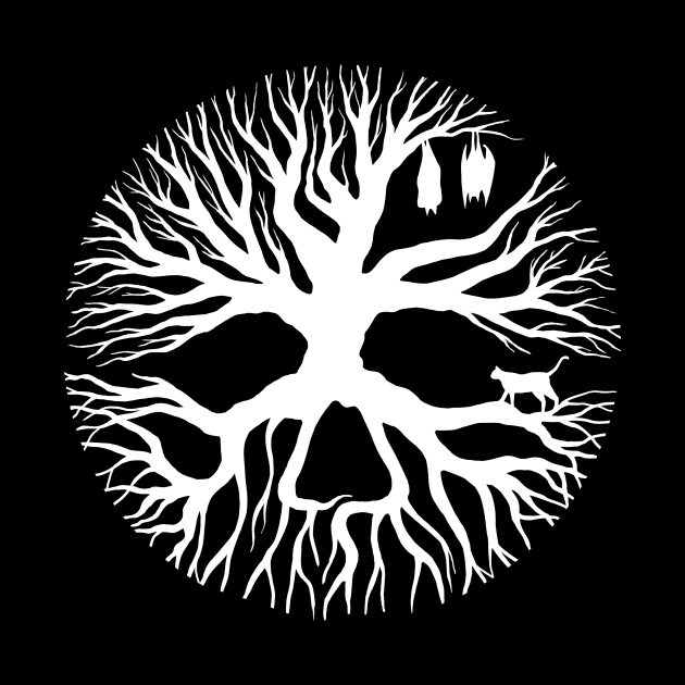 Tree of Death (White) by BunnyBomb