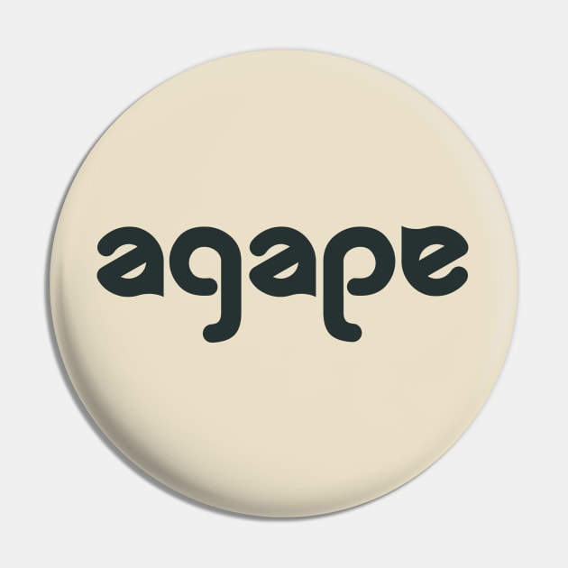 Agape Pin by Sojourner Z