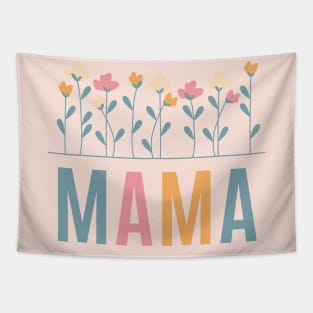 Mama Floral Design for Mothers Day Tapestry