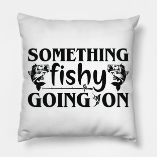something fish going on Pillow
