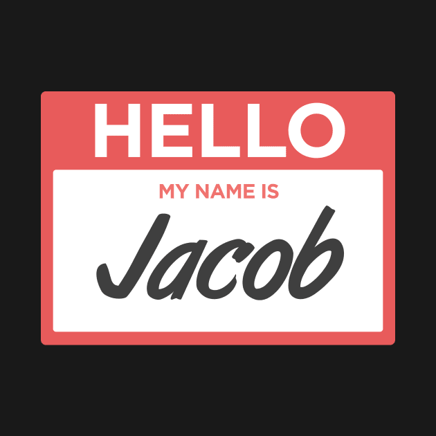 Jacob | Funny Name Tag by MeatMan