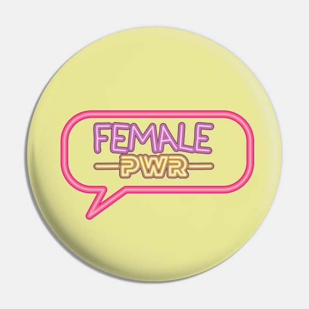 Feminist Power Pin by François Belchior