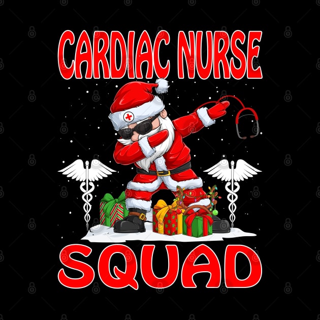 Christmas Cardiac Nurse Squad Reindeer Pajama Dabing Santa by intelus