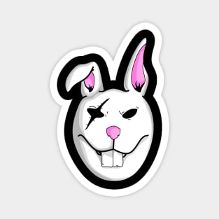 Cool Rabbit Illustration Magnet