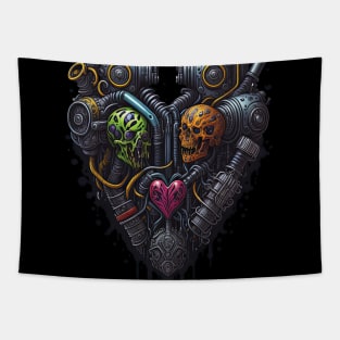 Cyborg Hearts Tapestry