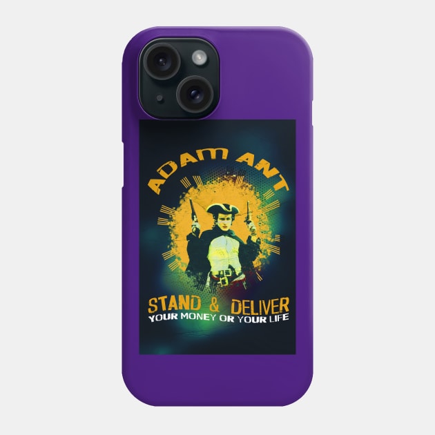 Retro 80's Choons - Adam Ant - STAND & DELIVER Phone Case by OG Ballers