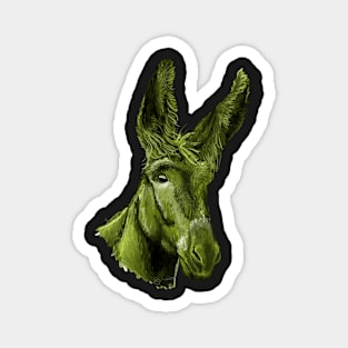 Donkey Painting Magnet