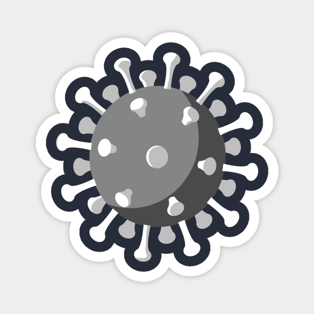 Virus Magnet by HBfunshirts