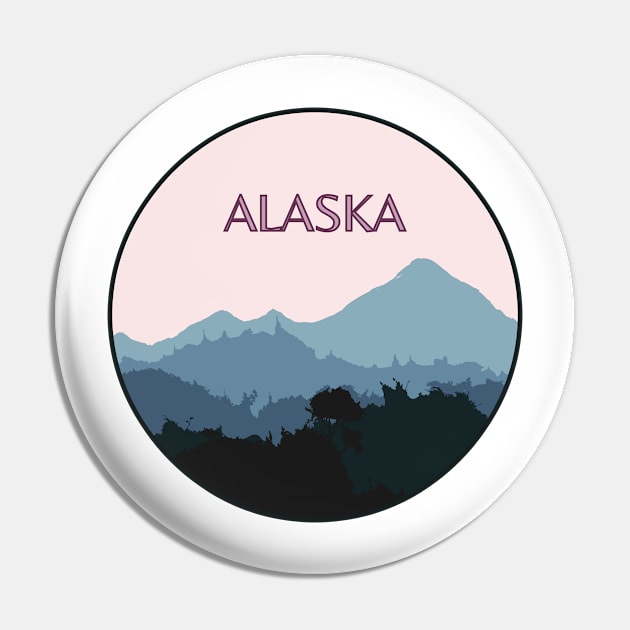 Alaska State Pin by BloomingDiaries