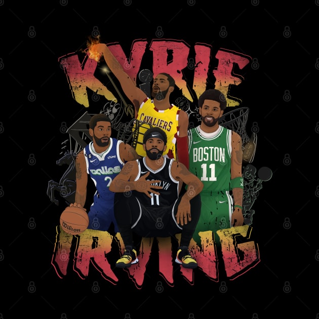 Kyrie Irving Graphic T Shirt by fmmgraphicdesign