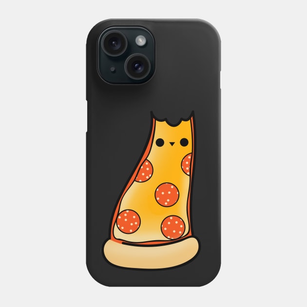 Purrpurroni and Cheese - Pizza Cat Phone Case by calidrawsthings