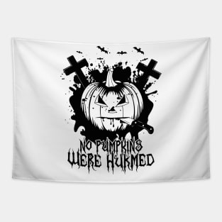 No Pumpkins Were Hurmed tee design birthday gift graphic Tapestry