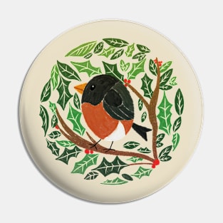 Sign of Spring Bird Pin