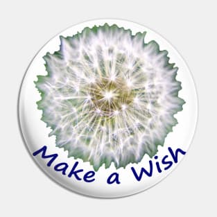 Make a Wish Dandelion Puff Pin