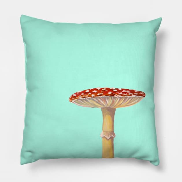 Mushroom Master Fly Agaric Pillow by Mushroom Master