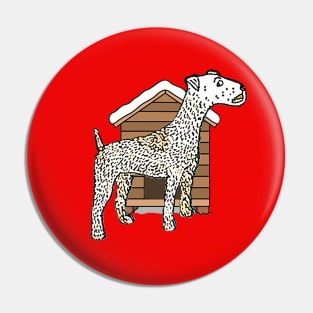 Cute puppy in your little house Pin